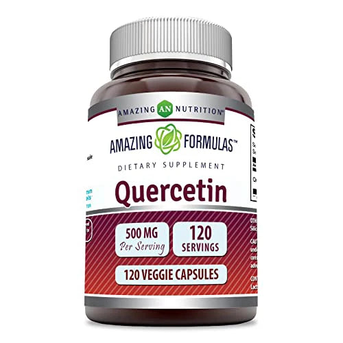 Quercetin 500mg 120 Veggie Capsules Supplement E53373