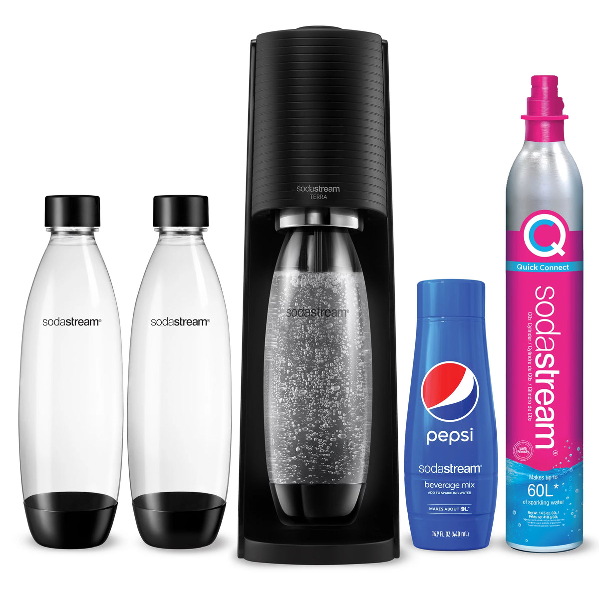 Black Sparkling Water Maker S3118