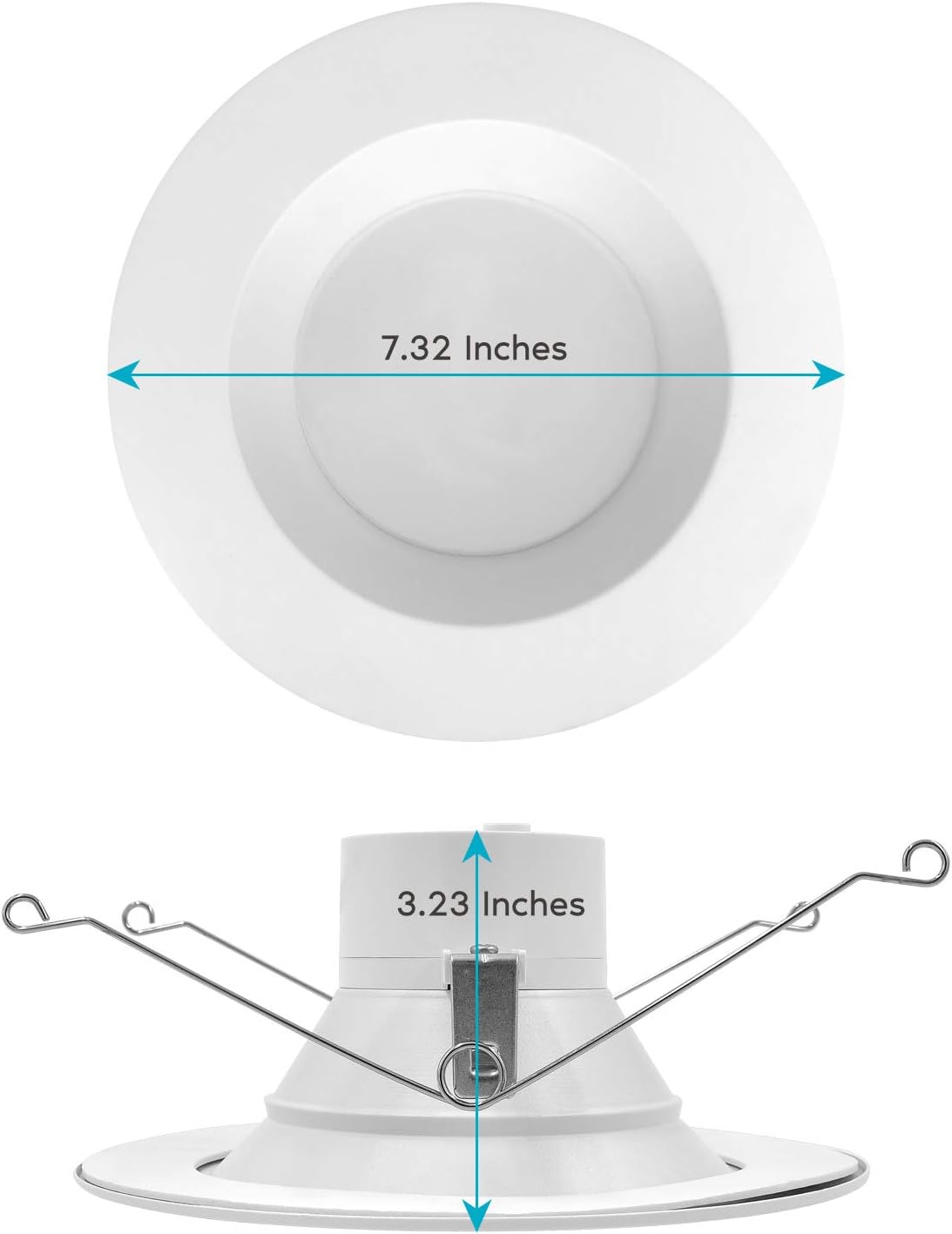 5/6 Inch LED Recessed Retrofit Downlight, 12 Pack N17469