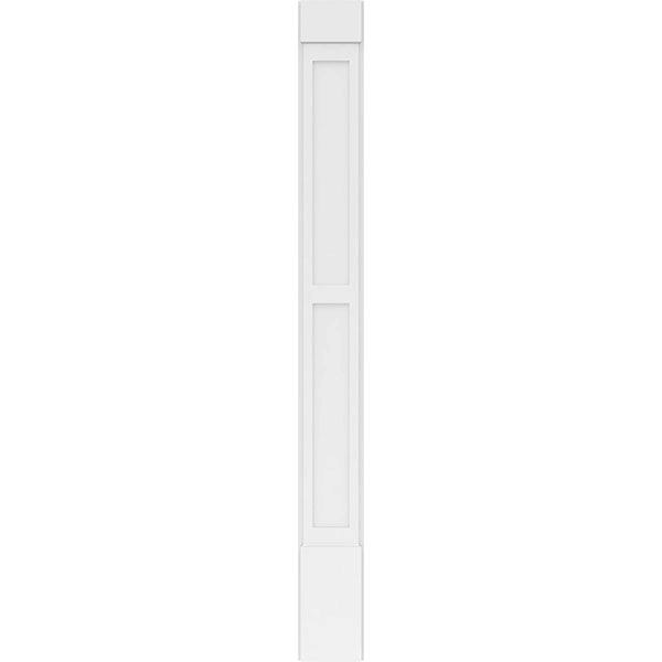 PVC Pilaster with Capital & Base (Pair) D6540