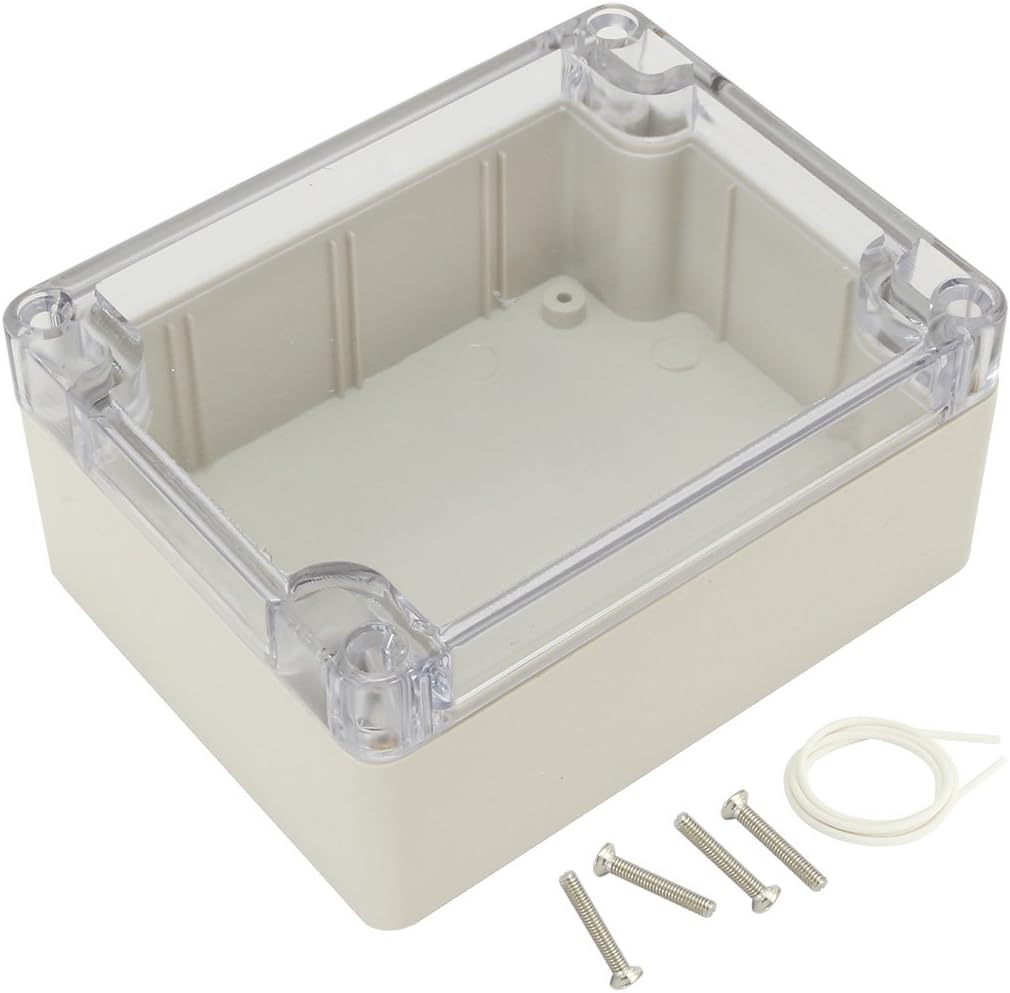 ABS Plastic IP65 Electrical Junction Box with Clear Cover T93953