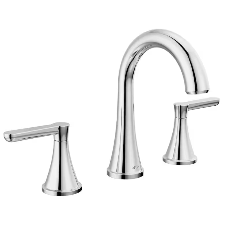 8 in. Widespread 2-Handle Bathroom Faucet in Chrome T9265