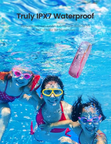 Portable IPX7 Waterproof Bluetooth Speaker 25W Y704016
