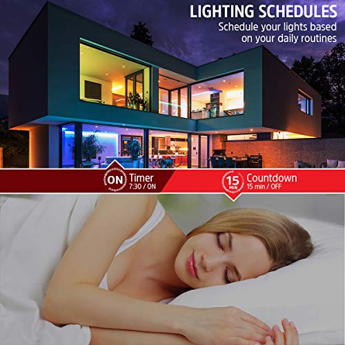 6.5ft Dimmable Multi-Color LED Light Strip Z926044