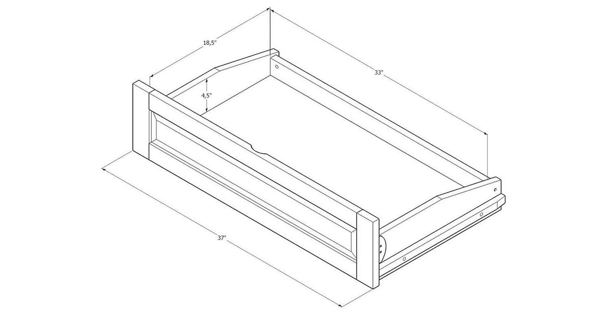 Gray Suede Fabric Mattress with Frame H813255