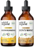 Ashwagandha Tincture 4 fl oz & Lion's Mane Tincture 4 fl oz Z902518
