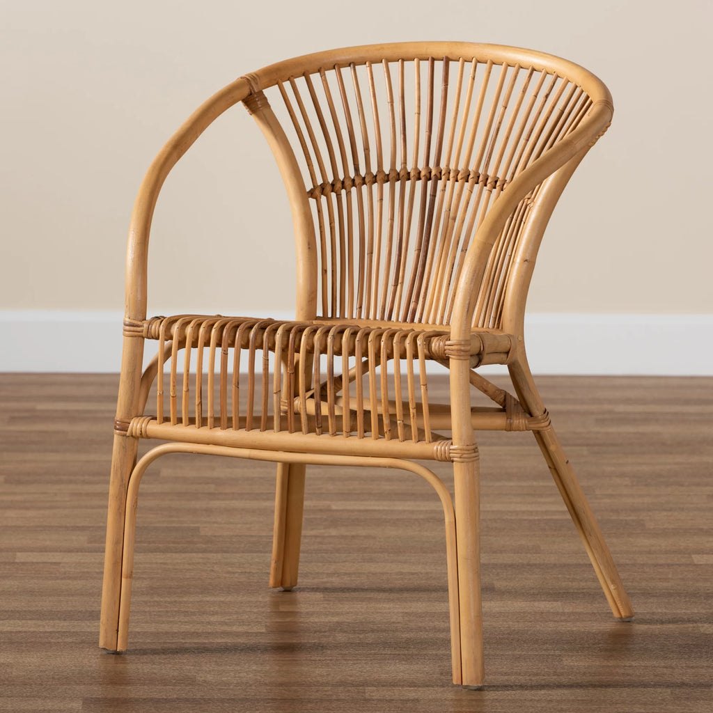 Natural Brown Rattan Dining Chair K415