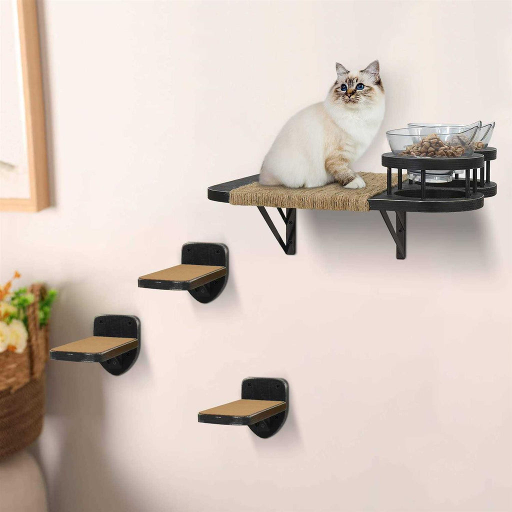 Cat Hammock Wall Shelves with 3 Steps K9017