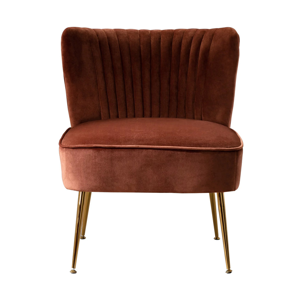 Green Velvet Upholstered Accent Chair R283