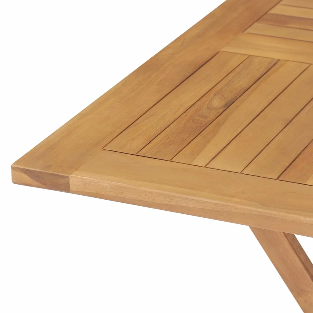 Folding Garden Table Solid Teak Wood H153389