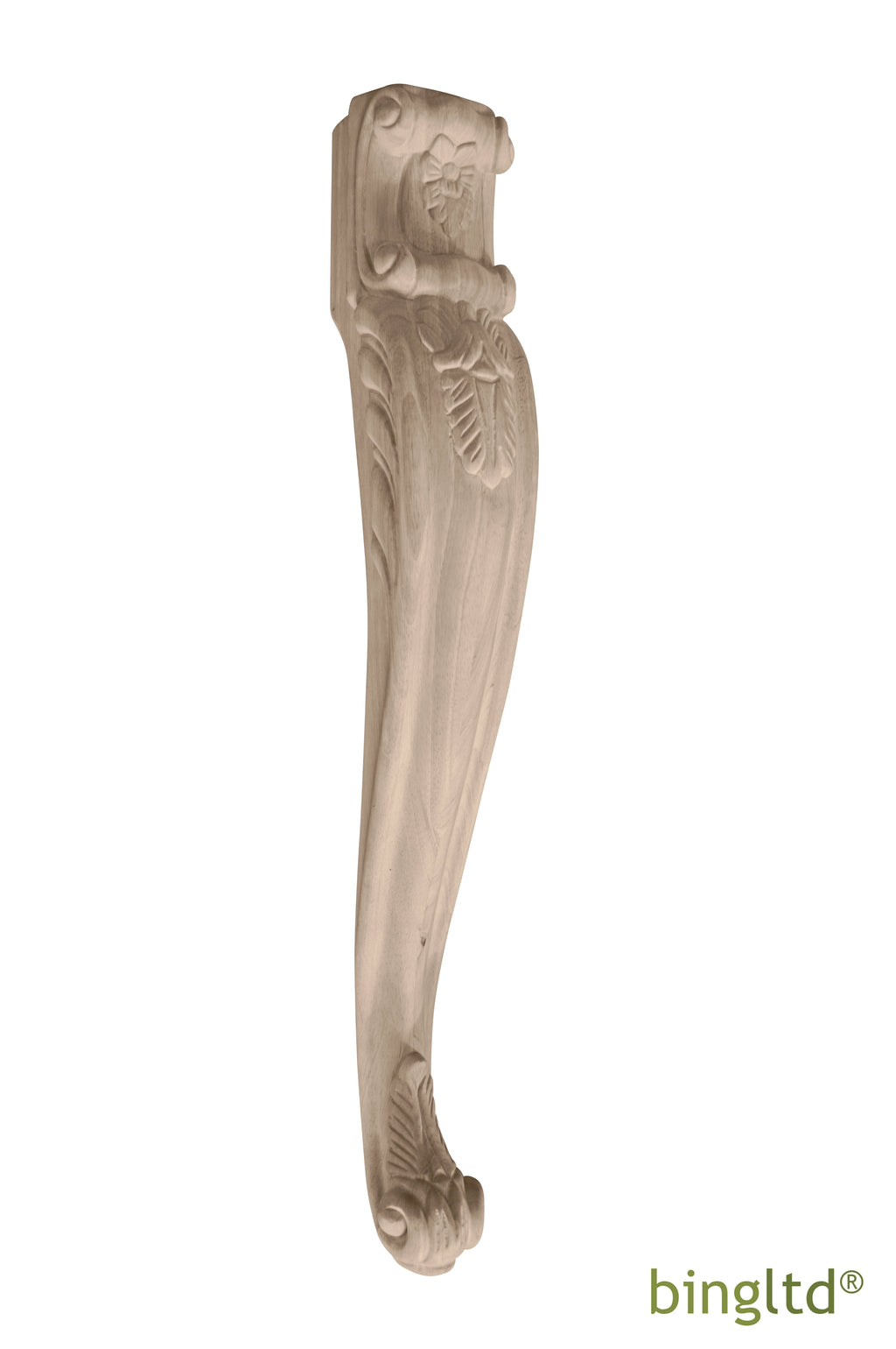 Unfinished Rubberwood Dining Table Leg 1 PC U93218