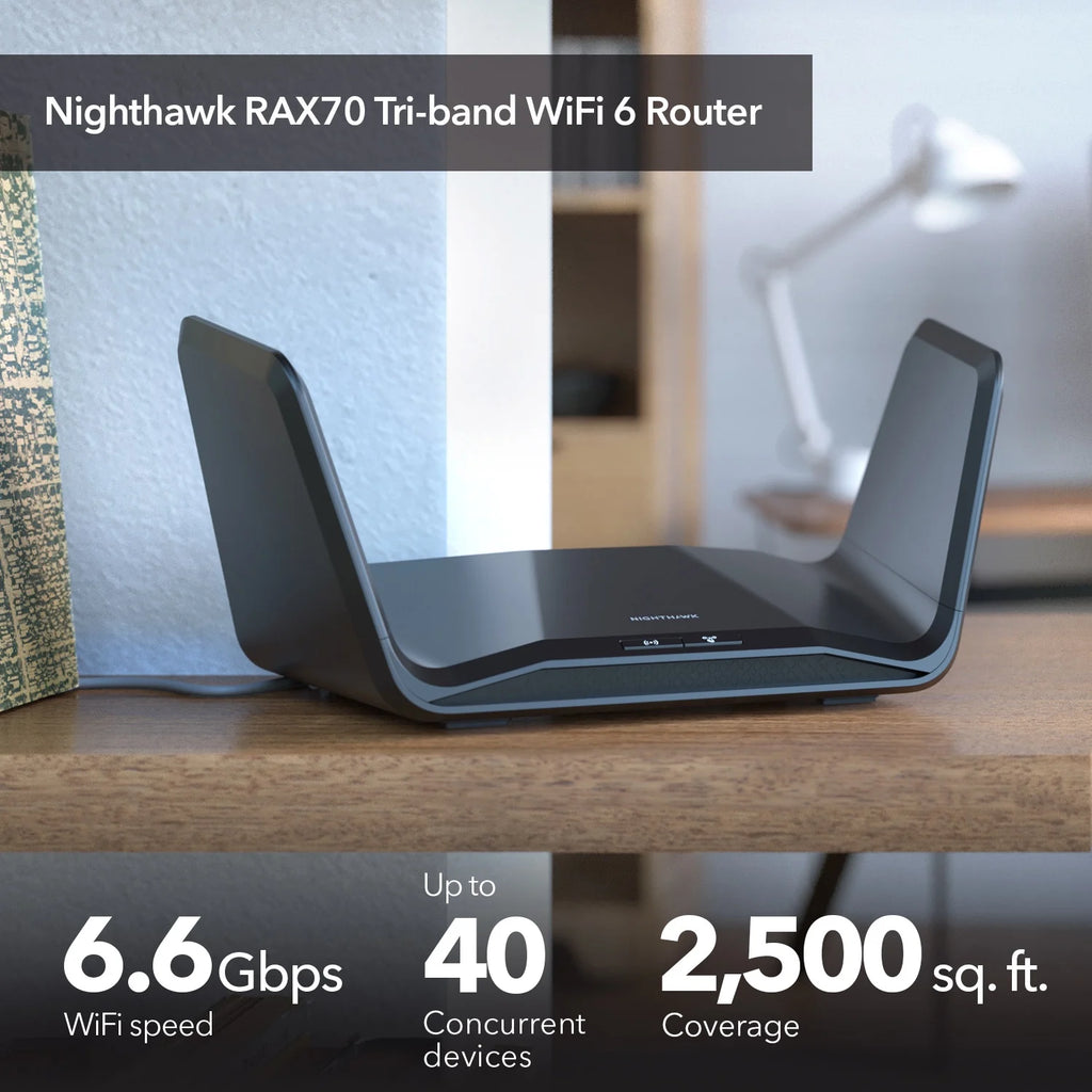 AX6600 Tri-Band WiFi 6 Router C9738
