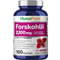 Forskohlii 2100mg Veggie Caps 180 Capsules Non-GMO Gluten Free Y83269