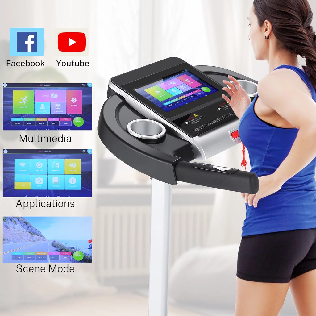 3.25HP Folding Treadmill with Incline S376