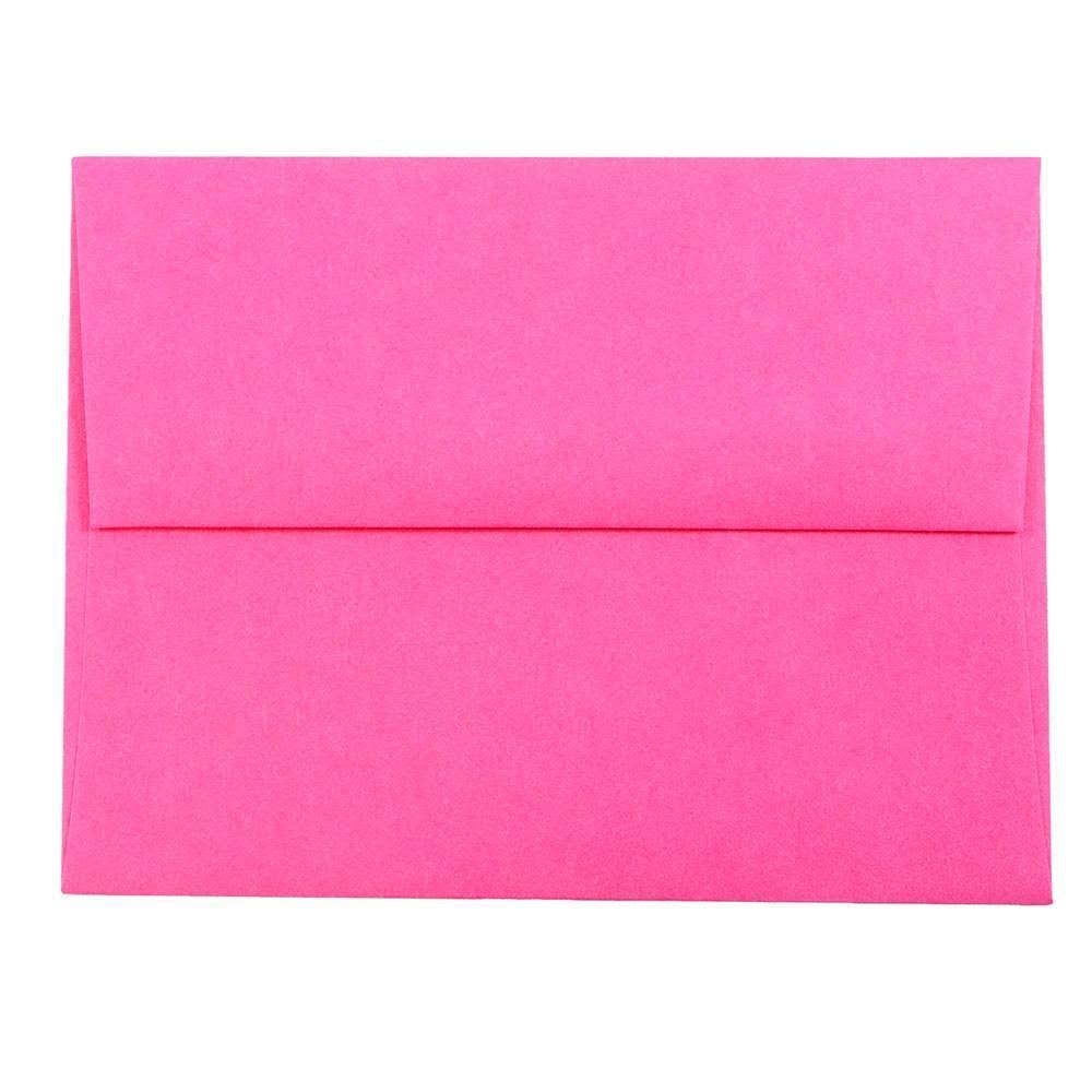 A2 Colored Invitation Envelopes, Ultra Fuchsia Pink, Bulk 1000/Carton M2636
