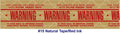 Printed Warning Pilfer Proof Reinforced Kraft Gummed Tape 3x22 x 450 Case of 10 Rolls L3207