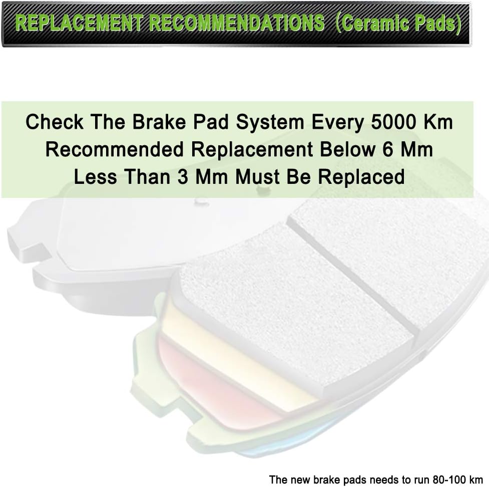 Front Discs Brake Rotors and Ceramic Pads A8778