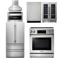 30 Electric Range, Range Hood, Microwave, Refrigerator, Dishwasher, Wine Cooler R3018