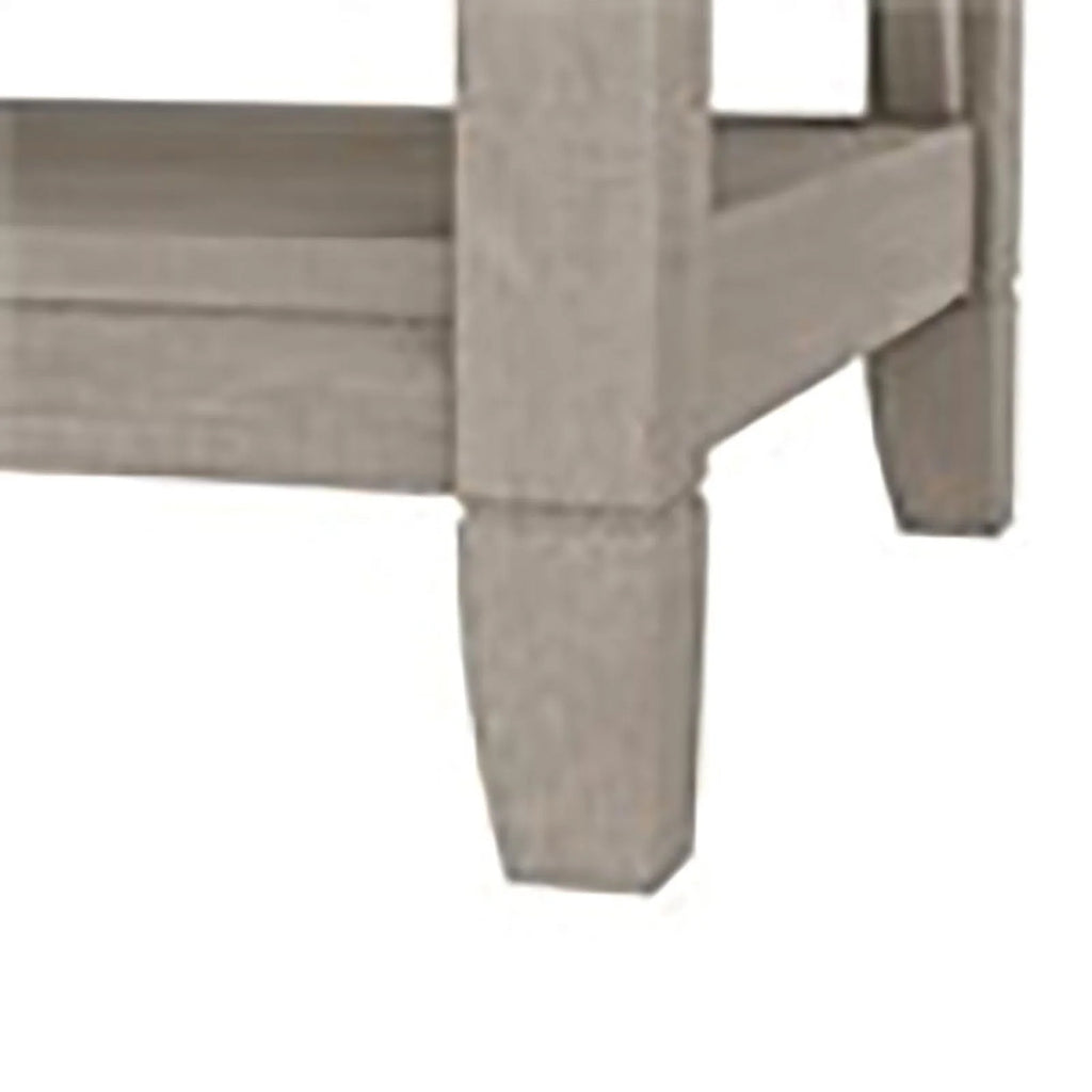 Tall Wood TV Stand with 2 Bookcases S769595