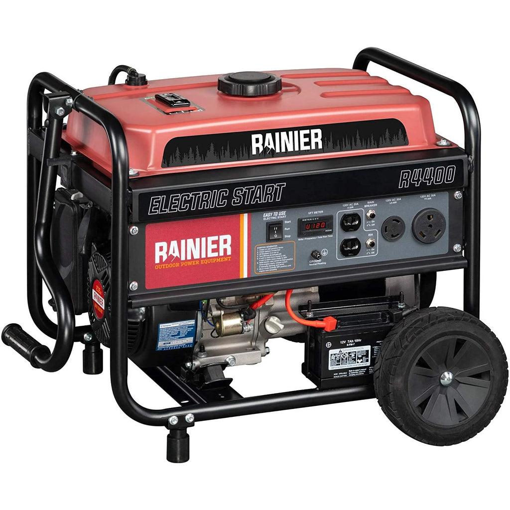 4400 Peak Watt Portable Gas Generator with Electric Start F521
