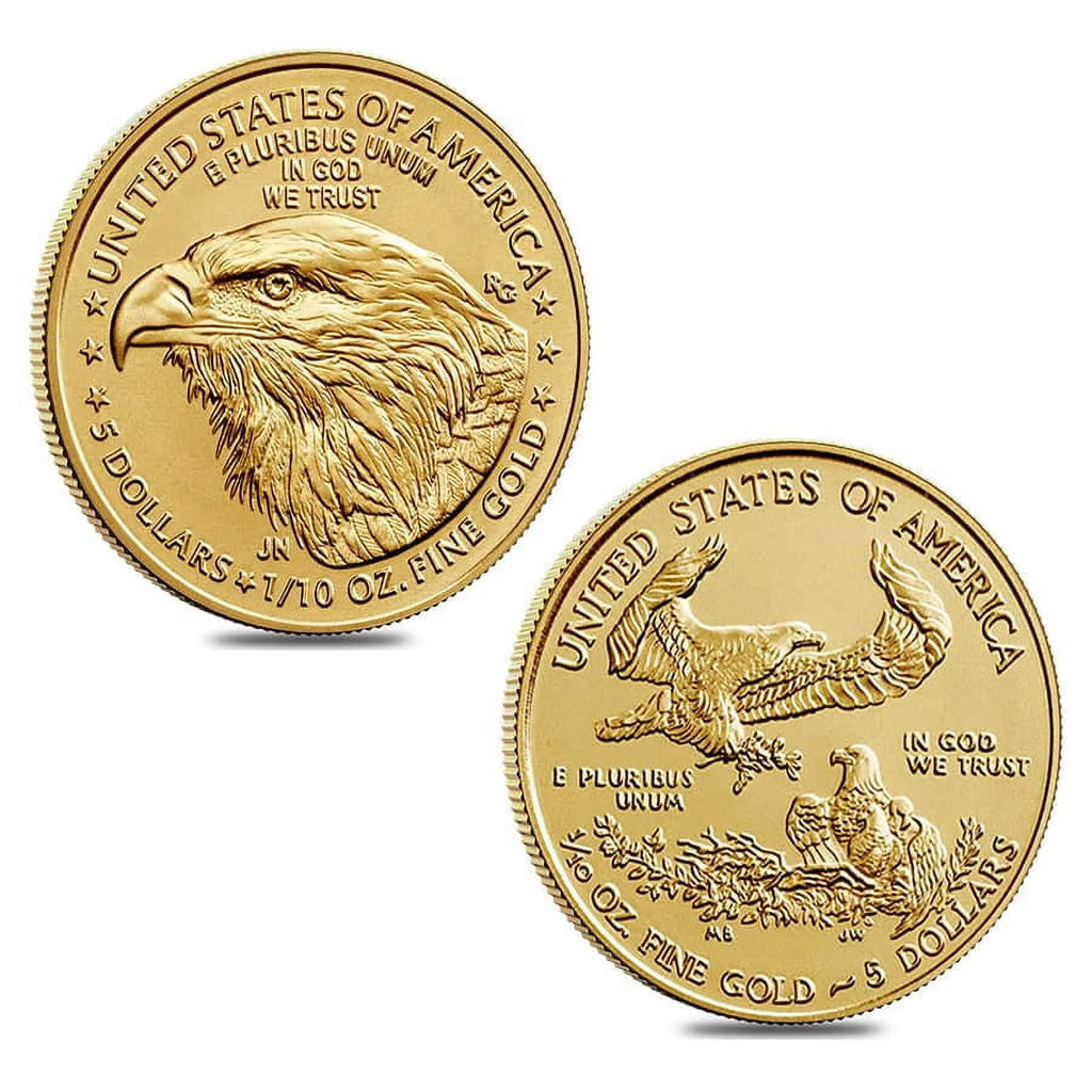 1/10 oz Gold American Eagle $5 Coin V42336
