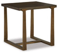 Contemporary End Table Brown Gold Finish G3673
