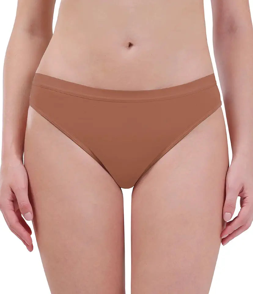 Adult Women Incontinence Postpartum Protective Underwear Washable Bladder Leak Protection Panties 56ml Absorbency Reusable 1 Pack Brown XL V61708
