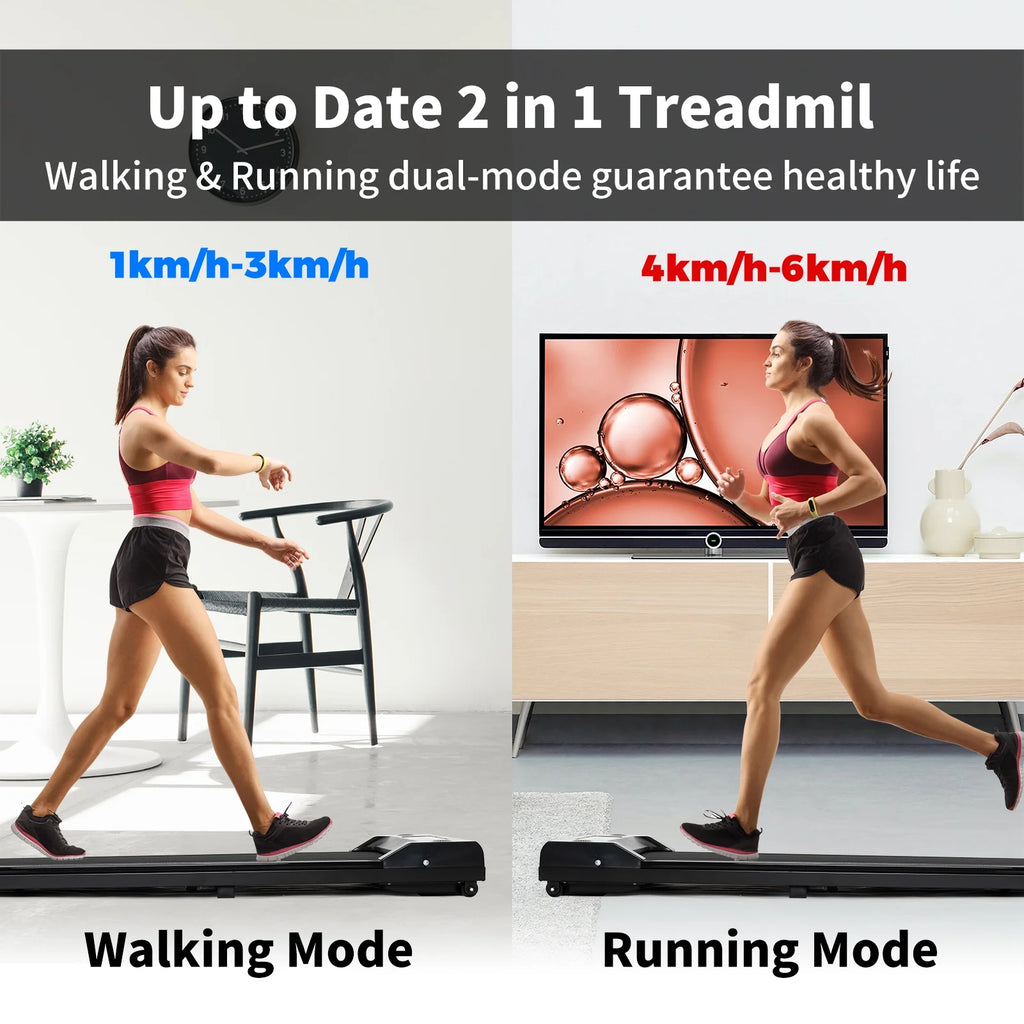 2 in 1 Compact Treadmill K4611