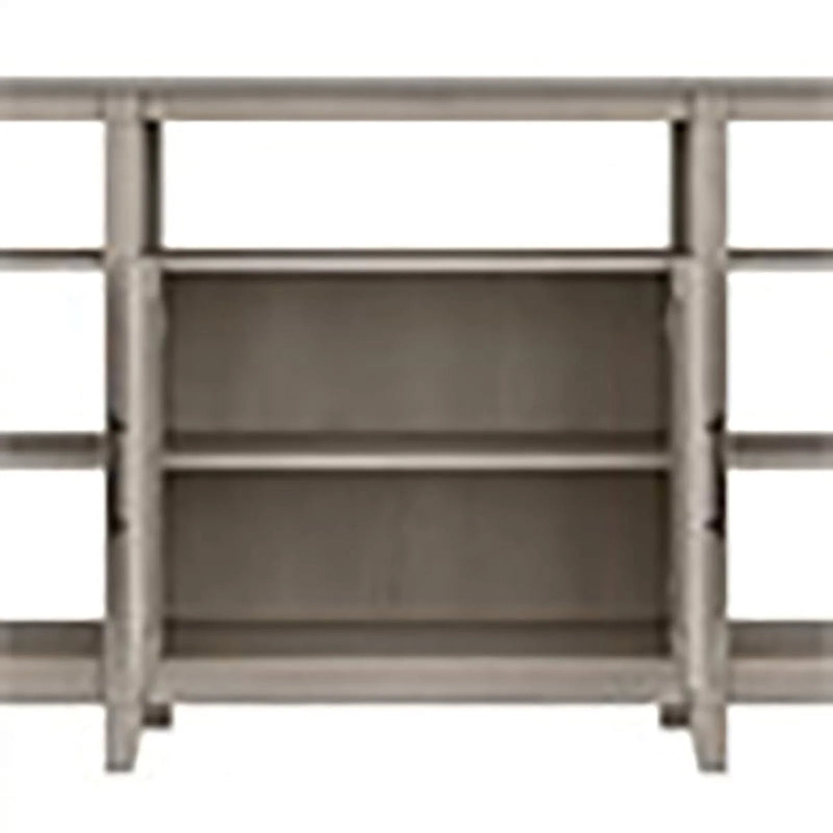 Tall Wood TV Stand with 2 Bookcases S769595