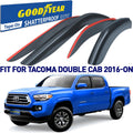 Window Deflectors for Toyota Tacoma 2016-2022 Double Cab, 4pcs T144830