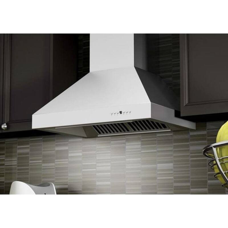 42 in. 700 CFM Ducted Wall Mount Range Hood Stainless Steel Q659803