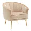 Gold Champagne Accent Chair W34931