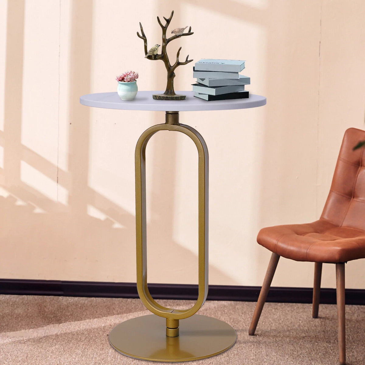 Metal & Marble Console Table E8509