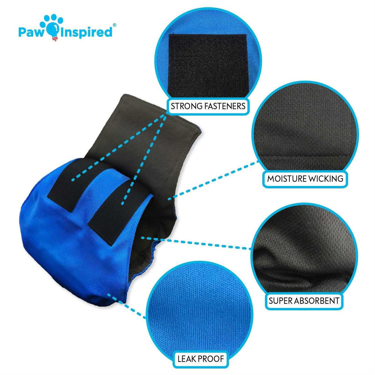 Male Dog Wraps Washable Belly Band E27203