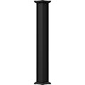 8x22 Endura-Aluminum Square Non-Tapered Column Textured Black O201