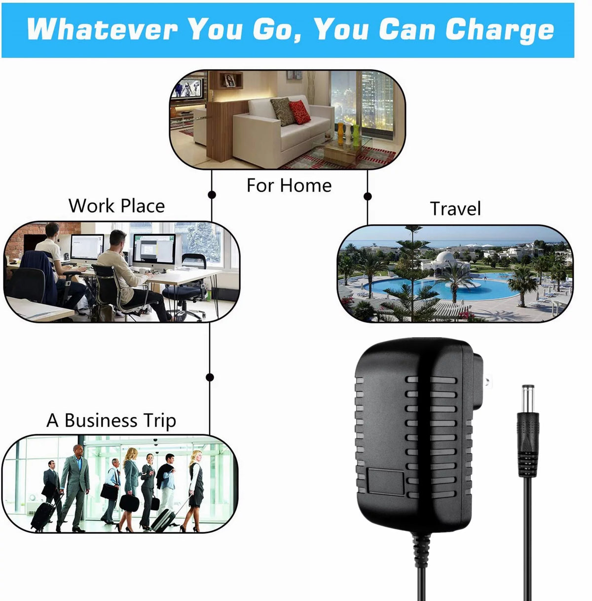 Compatible AC Adapter Replacement S12642