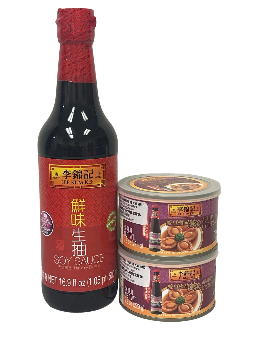Lee Kum Kee Gift Set Abalone Oyster Sauce Soy Sauce V62381