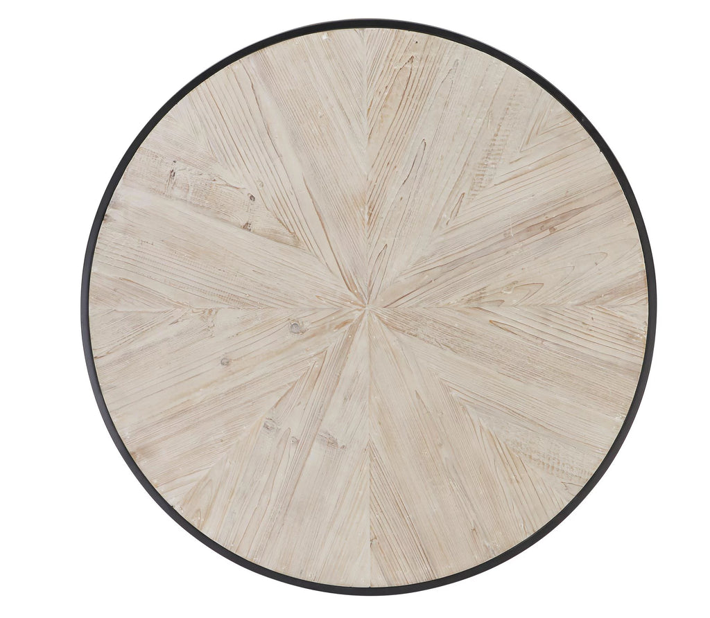 Black Round Coffee Table with 4 Nesting Stools Z345341