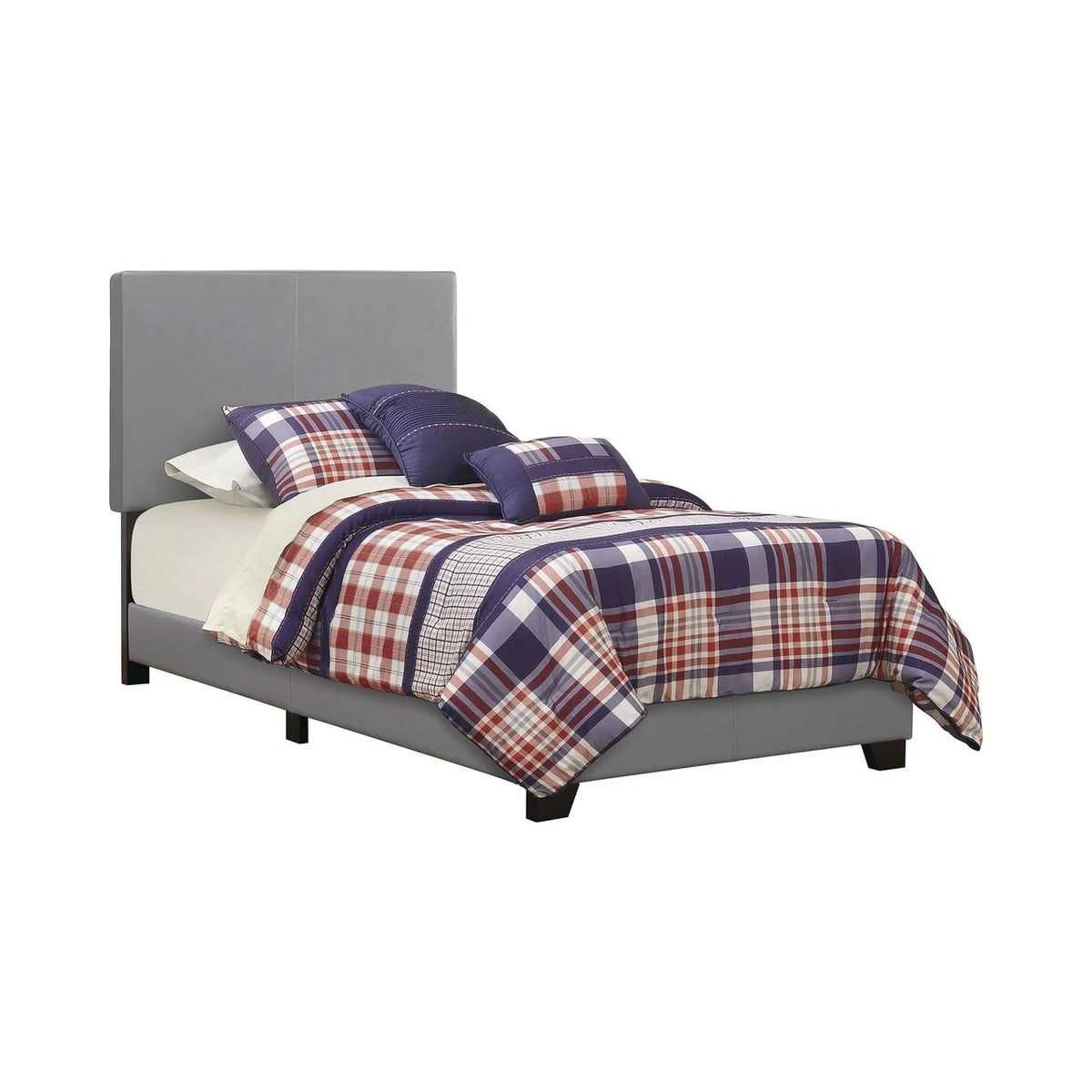 Upholstered Twin Bed D123