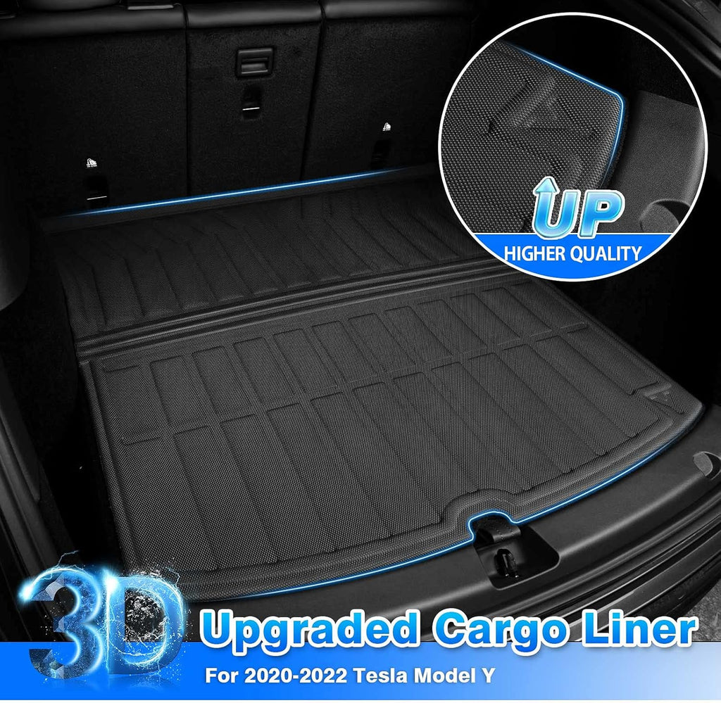 Custom Fit Rear Trunk Mat Cargo Liner Pack of 2 U9863
