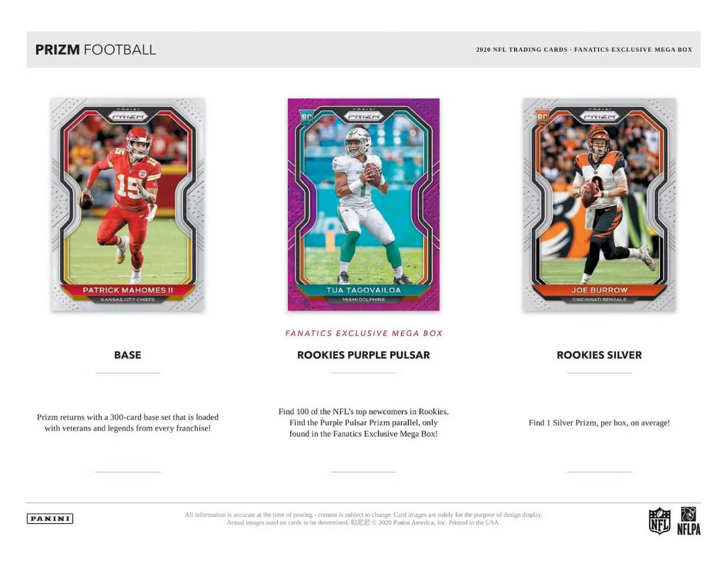2020 Panini Prizm Football Mega Box F57570