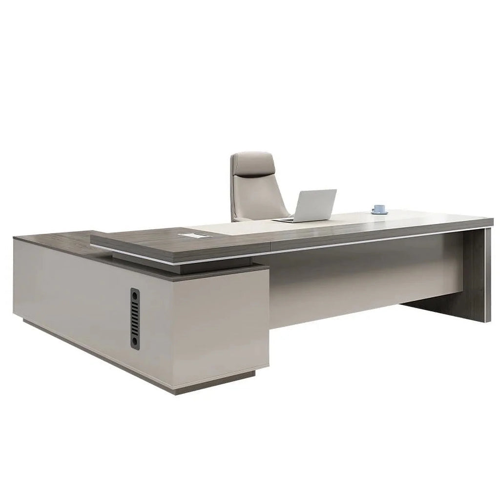 L Shape Computer Desk Table Melamine A15711