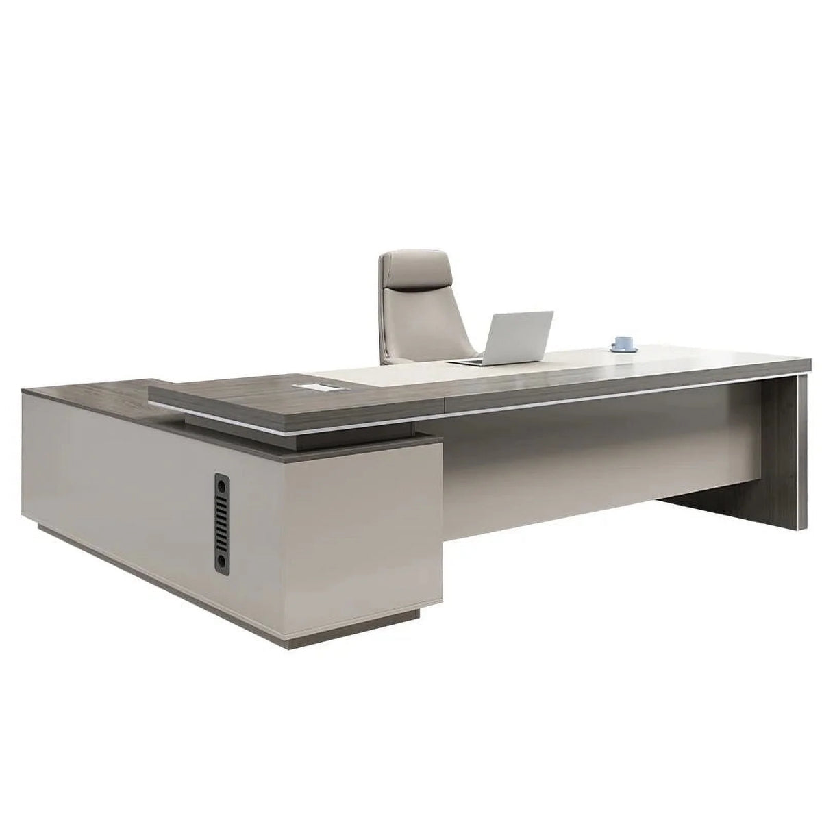 L Shape Computer Desk Table Melamine A15711