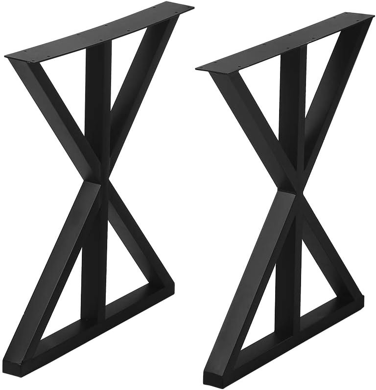 Black Metal Table Legs 2 PCS C576706