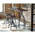 Counter Height Table and Bar Stools 3-piece Set X7750