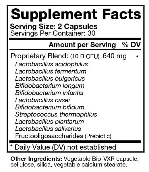60 Veg Caps Pre/Probiotic Formula O15937