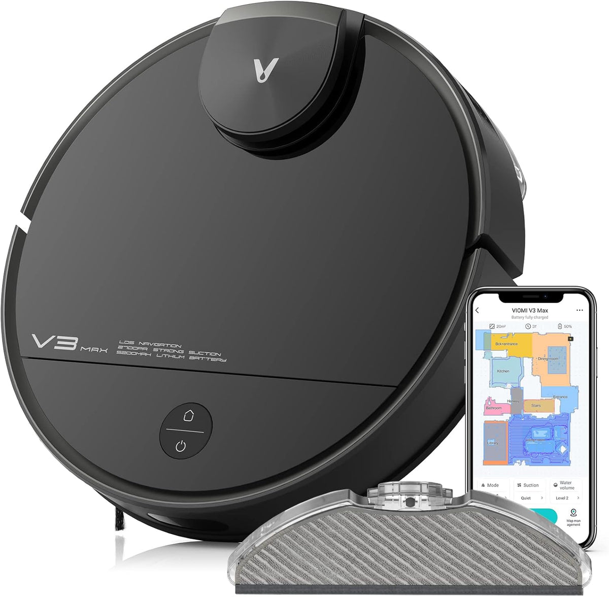 Robot Vacuum and Mop 2700Pa Lidar Navigation Q685
