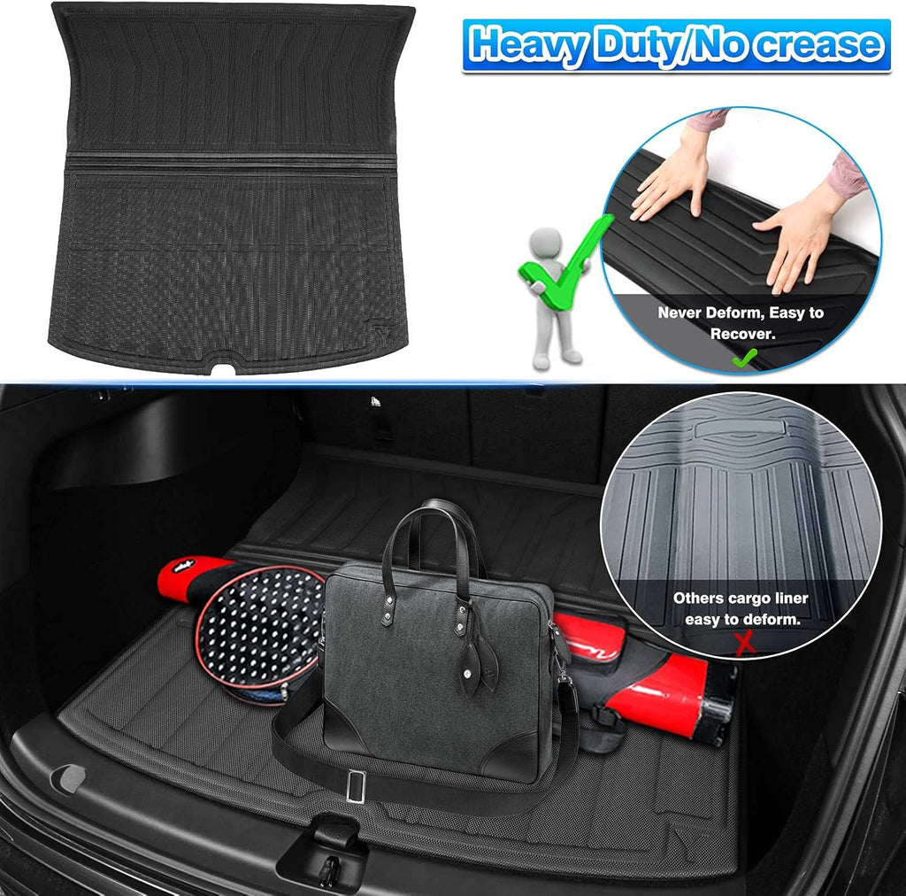 Custom Fit Rear Trunk Mat Cargo Liner Pack of 2 U9863