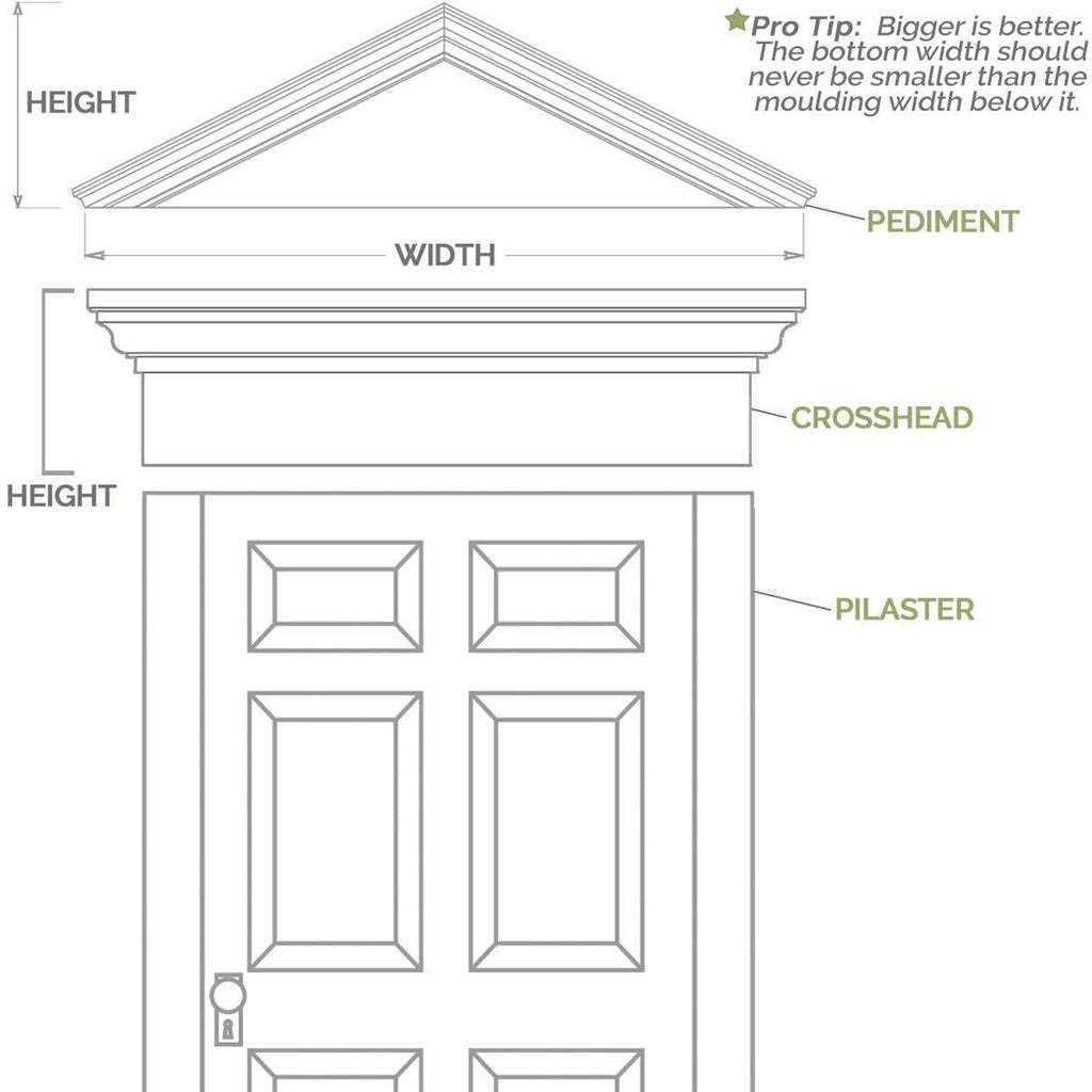 PVC Pilaster with Capital & Base (Pair) T890