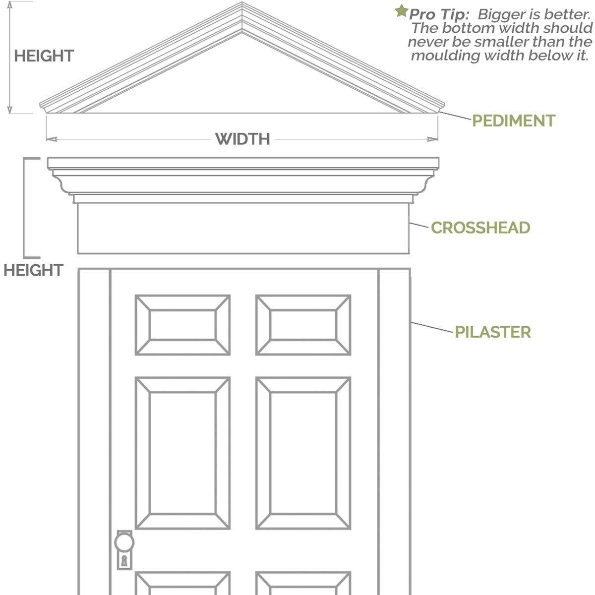 PVC Pilaster with Capital & Base (Pair) T890